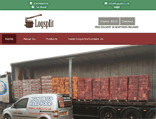 Tablet Screenshot of logsplit.co.uk